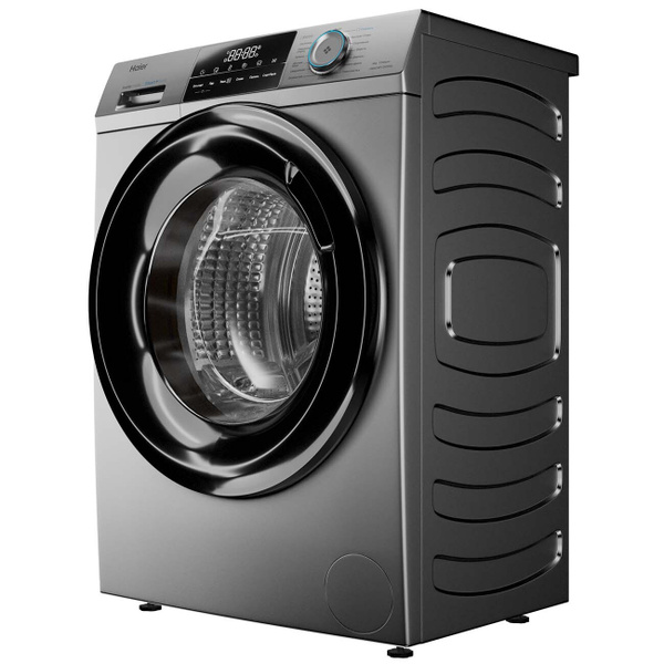 Стиральная машина Haier HW60-BP12929AS, серебристый, черный - купить по ...