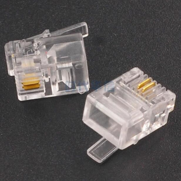 Кабель RJ-11 RJ-45 прозрачный - купить по низкой цене в интернет ...