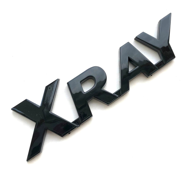 Надпись, эмблема, табличка, наклейка крышки багажника "XRAY" (пластик ...