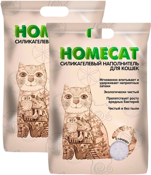 Наполнитель для кошачьего туалета HOMECAT СТАНДАРТ наполнитель ...