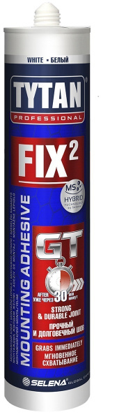 Клей монтажный Tytan Fix GT 290 мл, цвет белый - купить с доставкой по ...