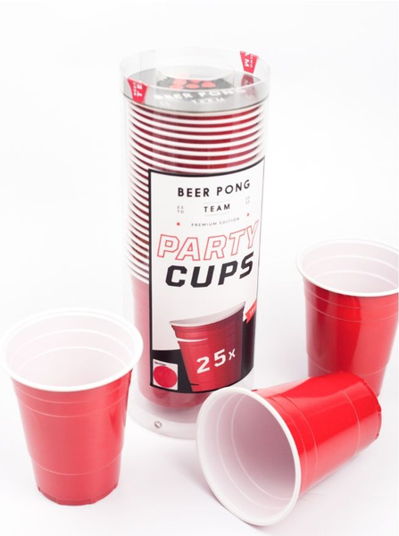 Plastic Cups / Party Cups / Beerpong Cups - PARTY RED CUPS 16oz