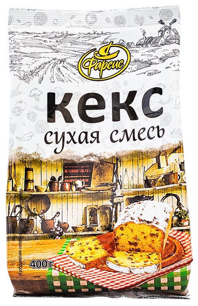 Готовая сухая смесь для выпечки кекс Фарсис 400 грамм - купить с ...
