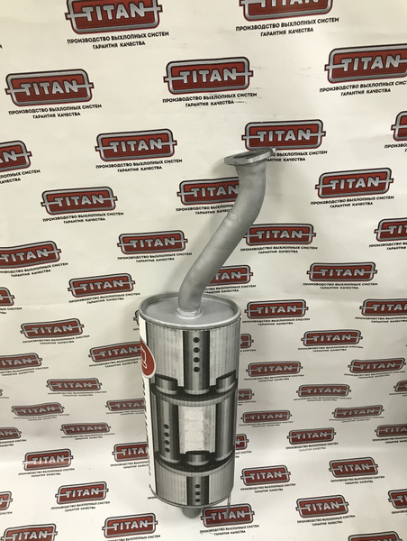 Комплект глушителя TITAN под ГБО NIVA 21214 Евро-3 ,Глушитель titan/2 ...