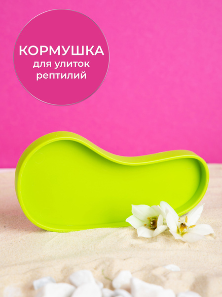 Кормушка поилка для рептилий, черепах и улиток для аквариума и ...