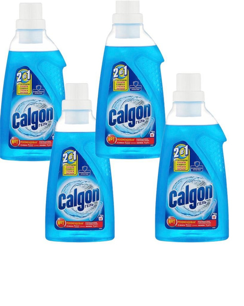 Калгон Гель Calgon для стиральной машины 2 в 1 для смягчения воды 4шт ...