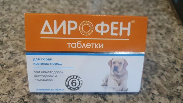 Таблетки дирофен для кошек
