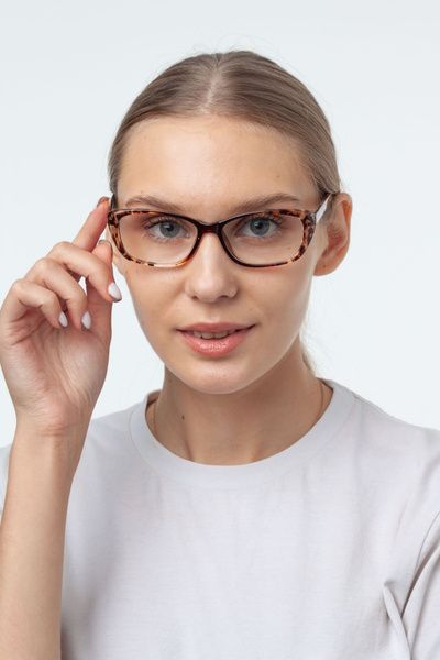 Готовые очки для зрения 6637 с диоптриями +2.25 корригирующие женские ...
