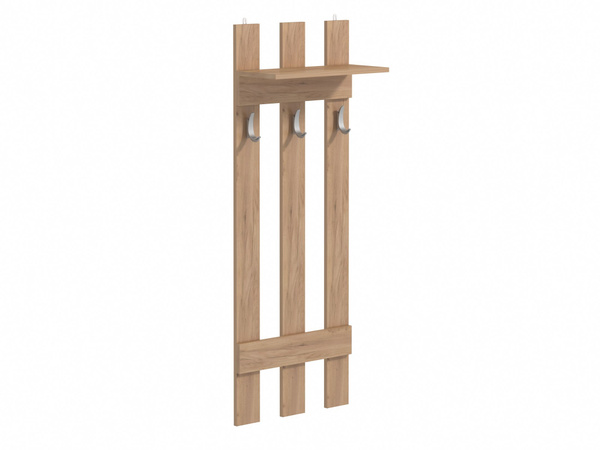 Вешалка в прихожую BONMEBEL Тип-1 с крючками Квадро, 50x22.3x135 см ...