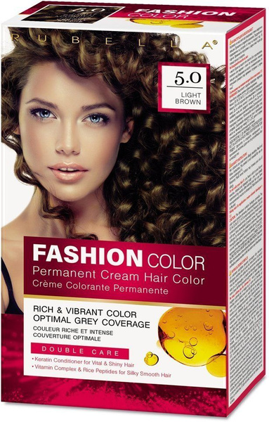 Rubella Стойкая крем-краска для волос Fashion Color 5.0 Светло ...