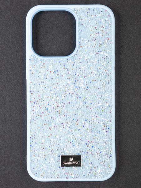 Чехол Swarovski на iPhone 13 Голубой - купить с доставкой по выгодным ...