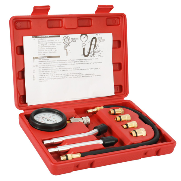 Универсальный 8ШТ тестер сжатия бензинового двигателя для проверки ...