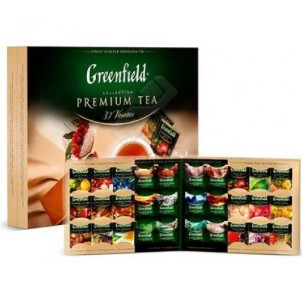 Набор чая GREENFIELD Premium tea Collection, 120 пак - купить с ...