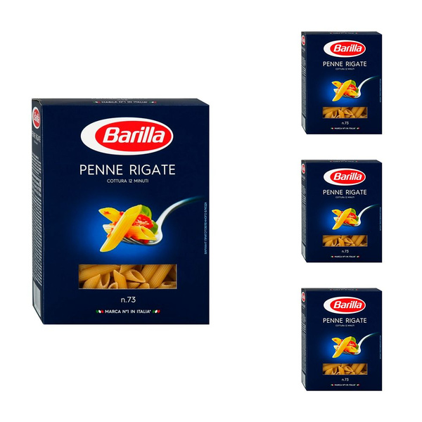 Макароны Barilla Penne Rigate n.73, 450 г - 3 уп. - купить с доставкой ...