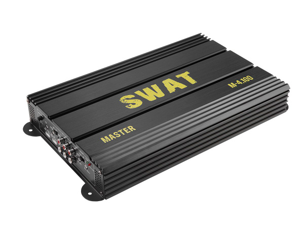 Swat M-4.100 4-канальный автоусилитель класса АВ RMS 4Ом 4х100Вт, 2Ом ...