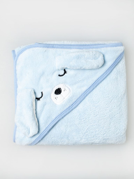 Полотенце детское с капюшоном уголок,банное пончо для новорожденного из ...