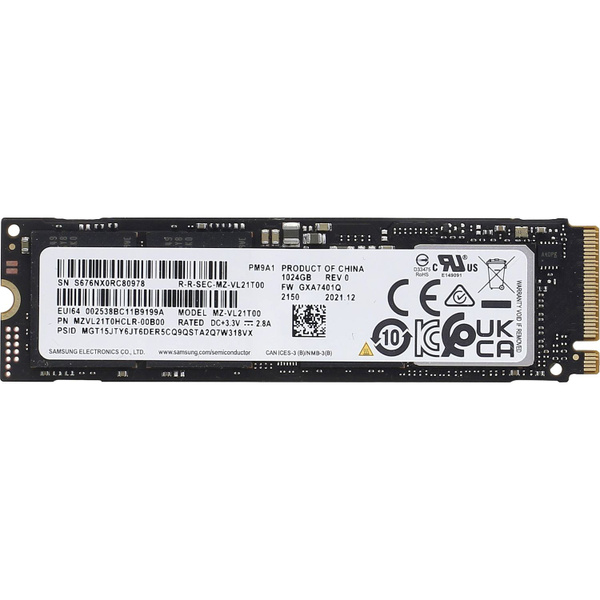 1 ТБ Внутренний SSD-диск Samsung Твердотельный диск SSD M.2 NVMe 1Tb ...