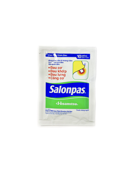 SALONPAS Пластырь (Салонпас) Hisamitsu, 10 шт., Вьетнам - купить с ...
