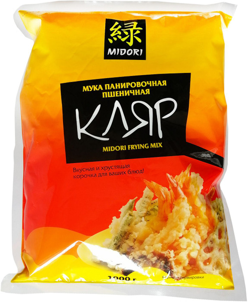 Пшеничная мука панировочная "Кляр" Midori 1 кг. - купить с доставкой по ...