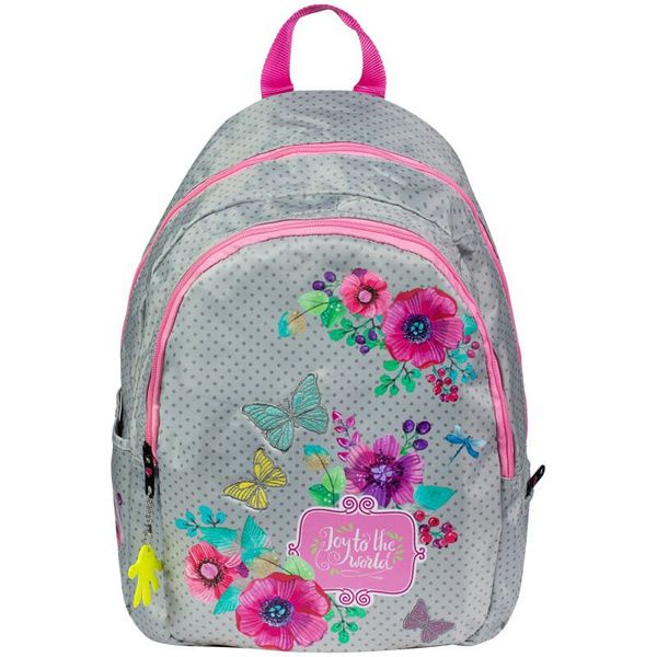 Рюкзак школьный для девочки 2 отделения на молниях с анатомической ...