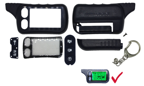 Запчасть брелока автосигнализации корпус томагавк тз 9030 купить по ...