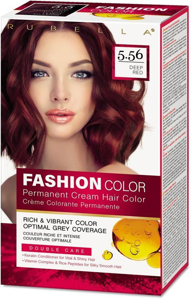 Rubella Краска для волос Fashion Color тон 5.56 Махагон, 50 мл - купить ...