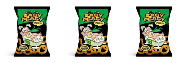 Кукурузные колечки Easy Peasy Сметана-СПА с луком 50г*3шт. - купить с ...