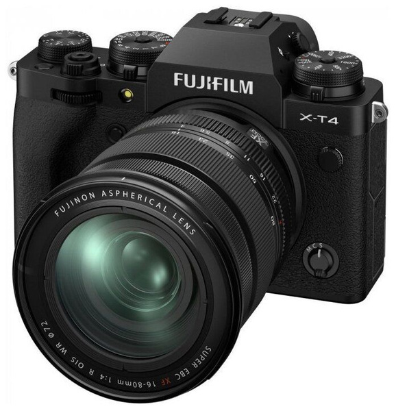 Компактный фотоаппарат Fujifilm X-T4 Kit Fujinon XF 16-80mm F4 R OIS WR ...