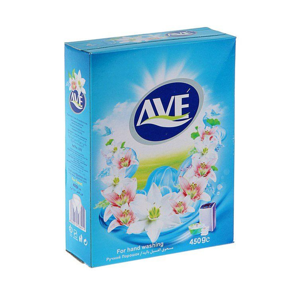 AVE Стиральный порошок 450 г Для белых тканей, Для цветных тканей ...