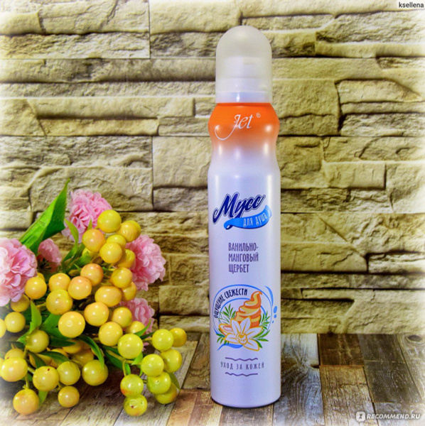 Мусс для душа JET Ванильно-манговый щербет 200мл. - купить с доставкой ...