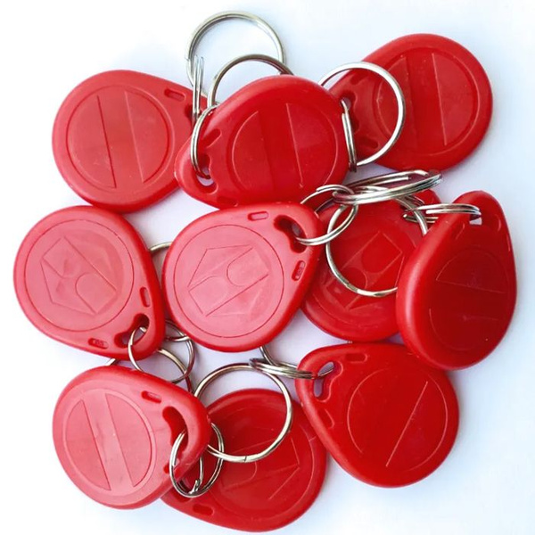 Ключ-брелок RFID, красный 30 шт, бесконтактный брелок для домофона ...