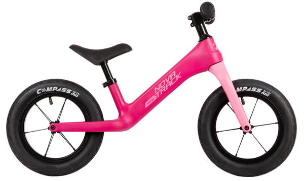 Беговел NOVATRACK 12" INDIGO пурпурный, нейлон, камера, покрышка, алюм ...