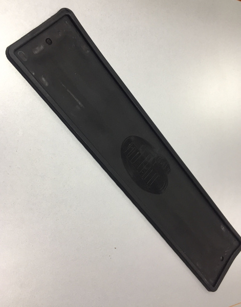 Рамка номерного знака черная (силикон) ПТП64 - купить по доступным ...