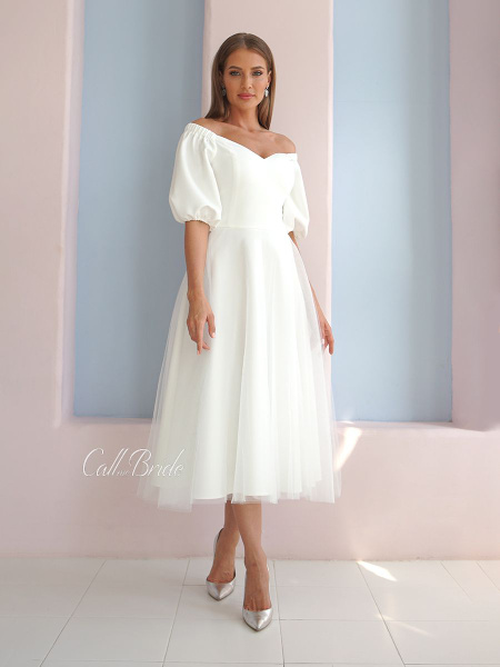 Платье Call Me Bride свадебное праздничное КМБ114_б, размер 56 — купить ...