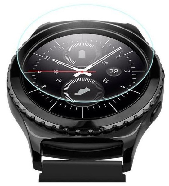 Защитное стекло "Плоское" для Samsung Galaxy Watch 4 Classic (42 мм ...