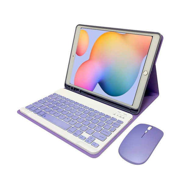Чехол HUAIBX Galaxy Tab S8/Tab S7 с клавиатурой и мышью 11 дюймов ...