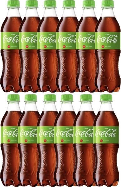 Coca-Cola Lime (Кока-Кола Лайм) 0,5 л напиток газированный 12 штуки ...