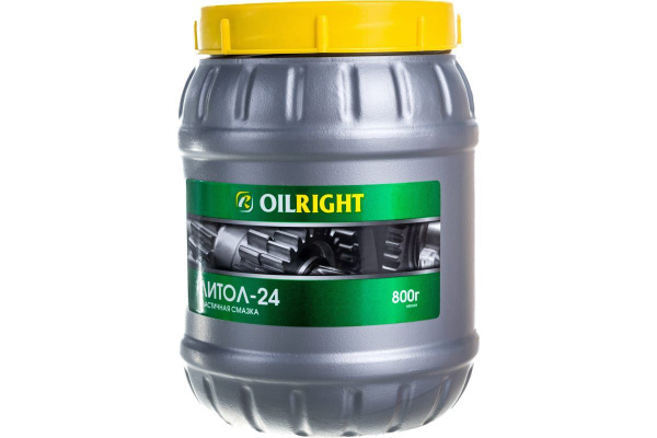 Пластичная смазка литиевая антифрикционная Литол-24 OILRIGHT 800 г ...