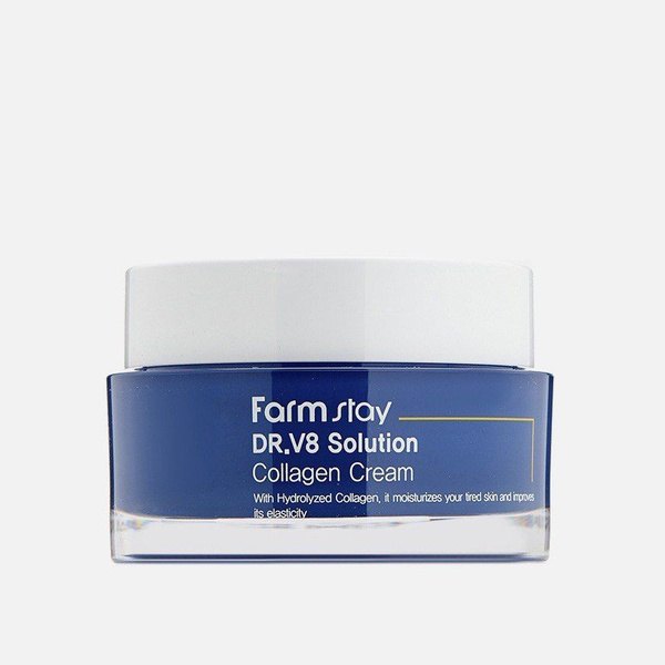 Крем для лица FarmStay dr.v8 solution collagen cream, 50ml - купить с ...