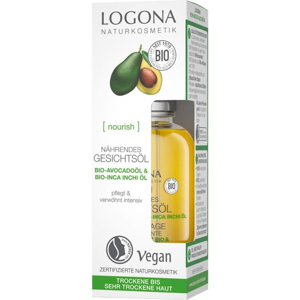 Logona питательное масло для лица органическое авокадо - купить с ...