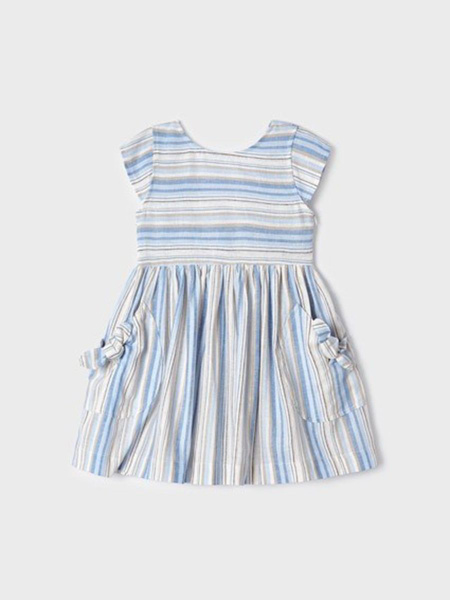 Платье для девочки Mayoral, цвет: разноцветный. 3922_32. Размер 9 (134 ...