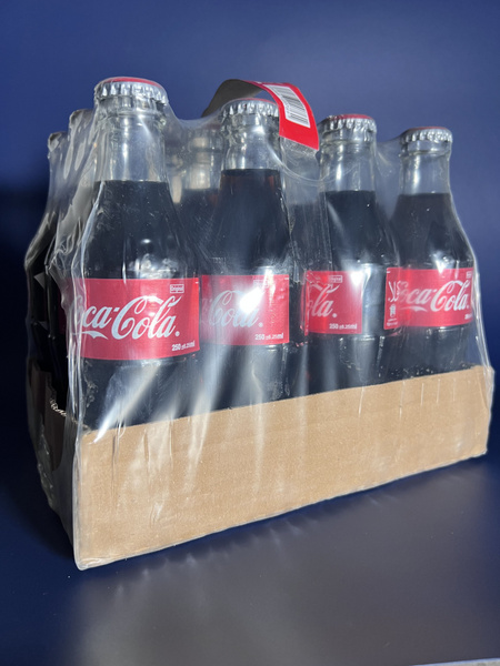 Газированный напиток Coca-Cola (кока кола стекло) в стекле 0,25 л 12 шт ...