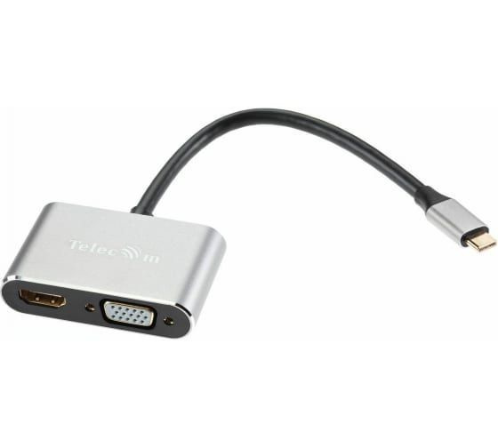 Переходник USB Type-C - HDMI/USB3.0/USB Type-C/VGA - купить с доставкой ...