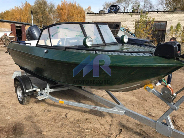 Якорная лебедка для лодки или катера Skipper Fisher 45 с пультом ...