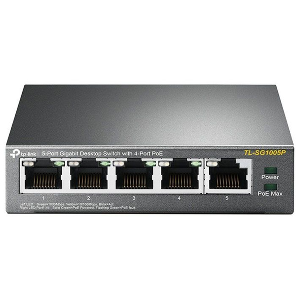 Коммутатор TP-Link TL-SG1005P - купить по выгодной цене в интернет ...