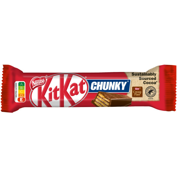 KitKat, Chunky, Хрустящяя вафля в шоколадe, 6 Шт х 40г, - купить с ...