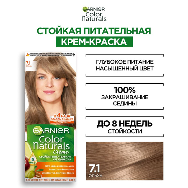 Garnier Стойкая питательная крем-краска для волос Color Naturals ...