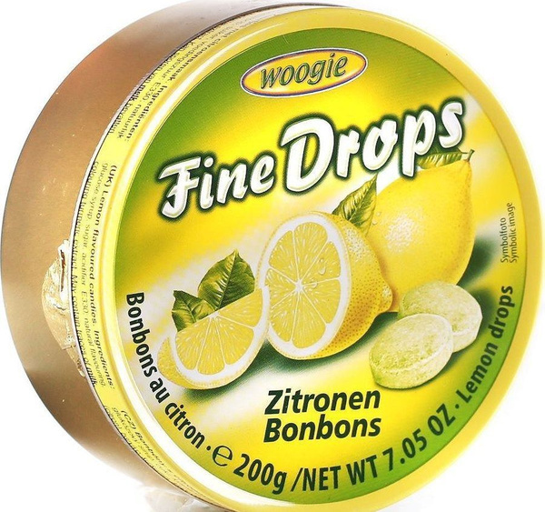 Леденцы Woogie Fine Drops (лимон) 200 г (Австрия) - купить с доставкой ...