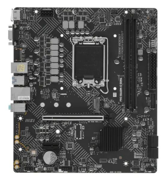 Материнская плата MSI PRO B660M-E DDR4 купить по низкой цене с ...
