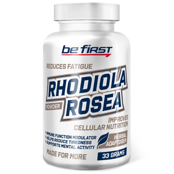 Адаптоген Be First Rhodiola Rosea Powder (экстракт родиолы розовой), 33 ...